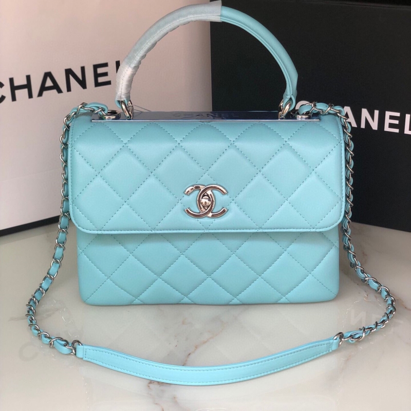 Ch**el top handle bags